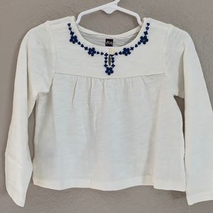 NWT Tea Collection embroidered top